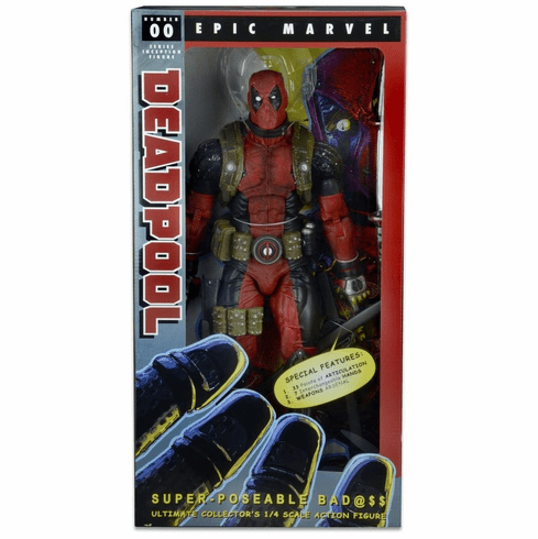 NECA Marvel Quarter Scale Deadpool Figure