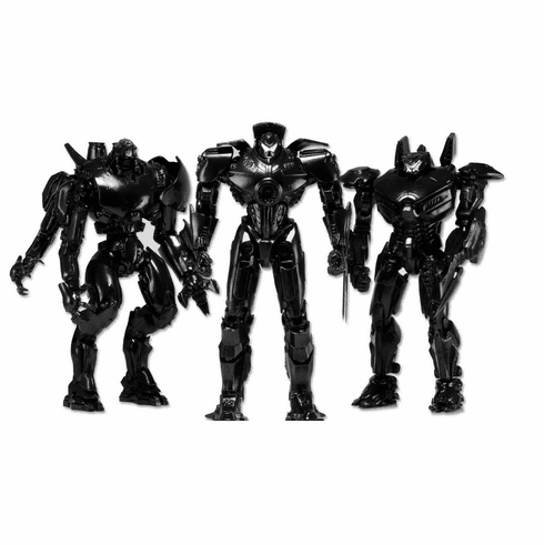 NECA Pacific Rim SDCC Exclusive End Titles Jaeger 3-Pack Figure Set