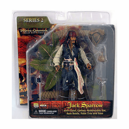 NECA Pirates of the Caribbean Dead Man's Chest Jack Sparrow Figure