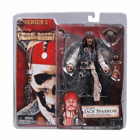 NECA Pirates of the Caribbean Series 2 Jack Sparrow Figure