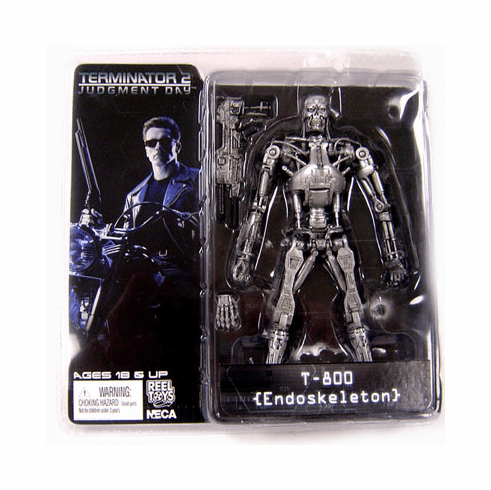 NECA Terminator 2 Endoskeleton with Plasma Rifle Action Figure
