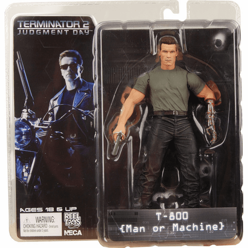 NECA Terminator 2 T-800 Man or Machine Figure