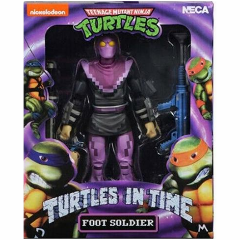 Nickelodeon NECA Teenage Mutant Ninja Turtles Turtles In Time Foot Soldier Figure