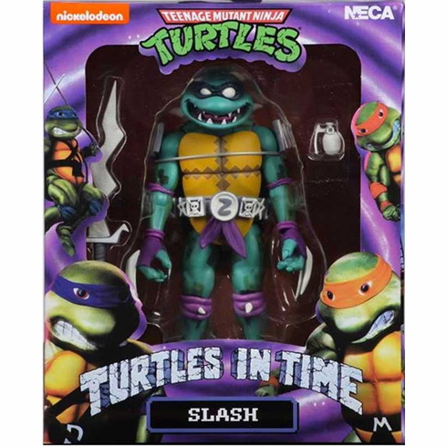 Nickelodeon NECA Teenage Mutant Ninja Turtles Turtles In Time Slash Figure
