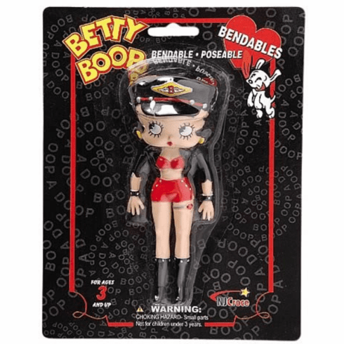 NJCroce Betty Boop Biker Bendable Figure