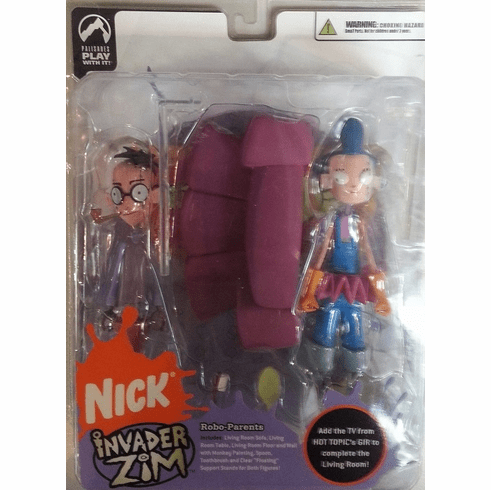 Palisades Nickelodeon Invader Zim Robo-Parents Action Figure