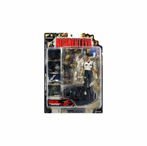 Palisades Resident Evil White Zombie Cop Action Figure