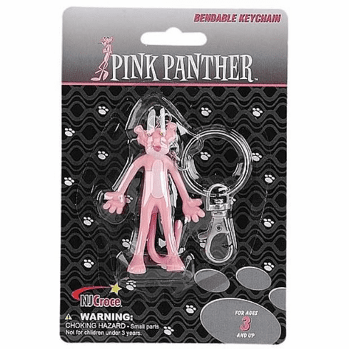 Pink Panther Bendable Keychain