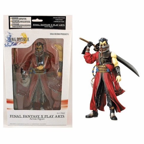 Play Arts Final Fantasy X Auron Action Figure