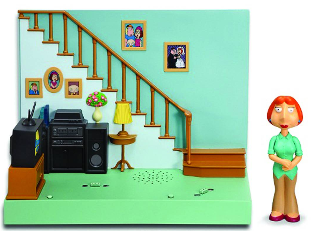 Playmates Family Guy Griffin Living Room Playset