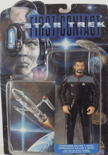 Playmates Star Trek First Contact Commander William T. Riker Figure
