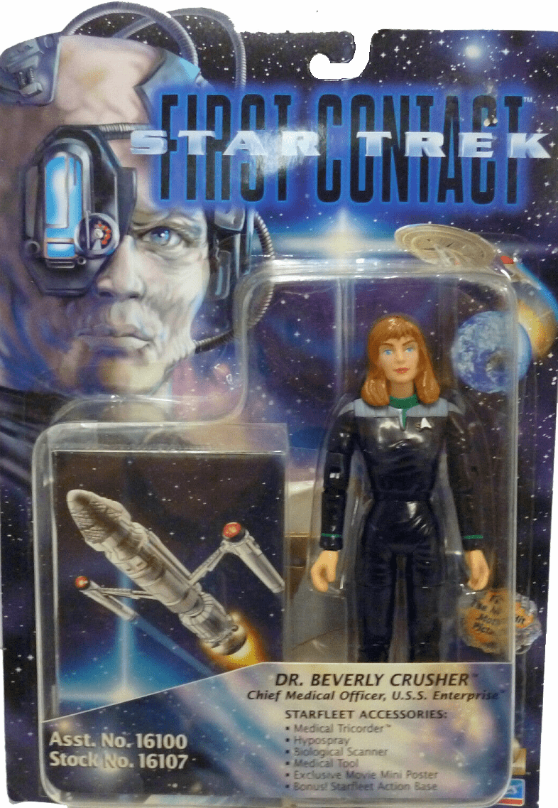 Playmates Star Trek First Contact Dr. Beverly Crusher Figure