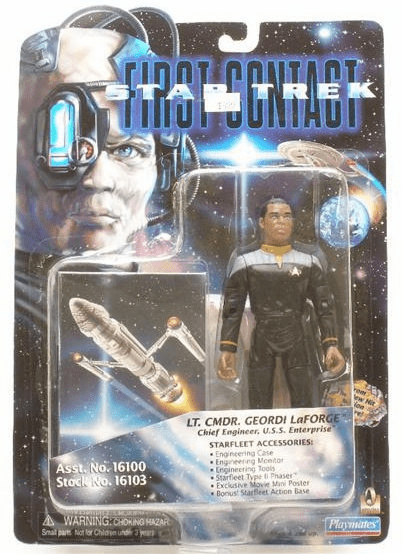 Playmates Star Trek First Contact Geordi LaForge Figure