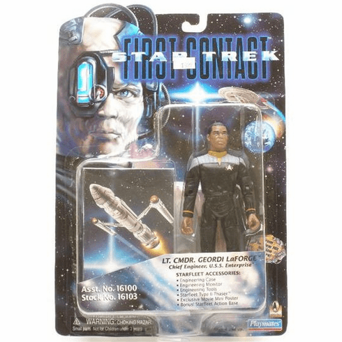 Playmates Star Trek First Contact Geordi LaForge Figure