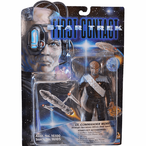 Playmates Star Trek First Contact Lt. Commander Worf Figure