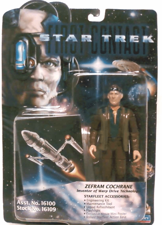 Playmates Star Trek First Contact Zefram Cochrane Figure