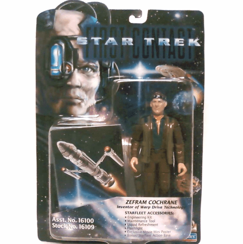 Playmates Star Trek First Contact Zefram Cochrane Figure