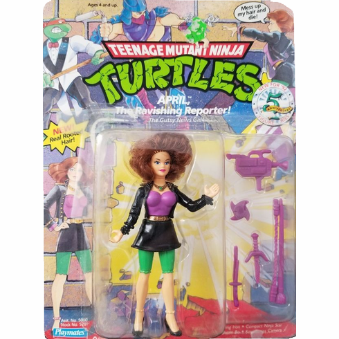 Playmates Teenage Mutant Ninja Turtles April Ravishing Reporter Figure
