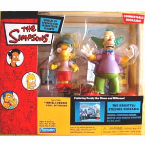 Playmates The Simpsons The Krustylu Studios Diorama Set