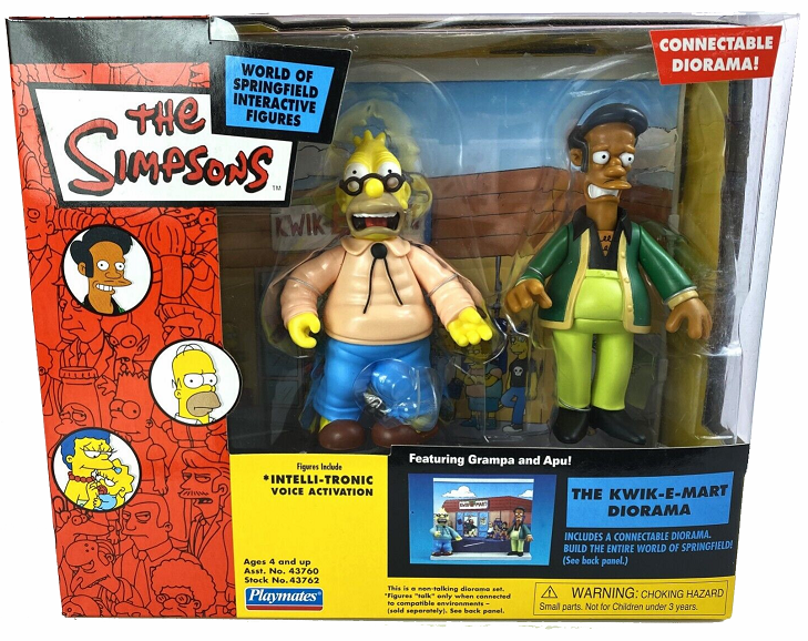 Playmates The Simpsons World of Springfield Kwik-E-Mart Diorama