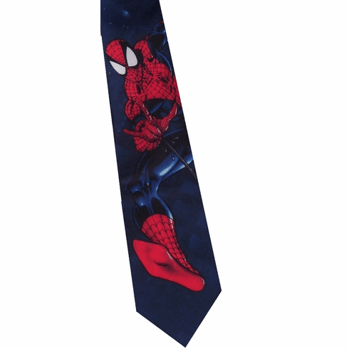 Ralph Marlin Marvel Comics Spider-Man Blue Neck Tie