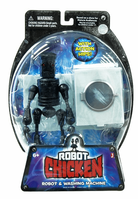 Robot Chicken Robot & Washing Machine Action Figure