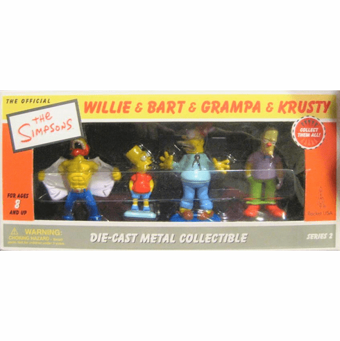 Rocket USA The Simpsons Series 2 Die-Cast Figurine Set