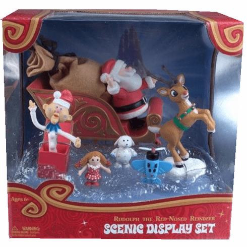Rudolph the Red-Nosed Reindeer Misfit Island Scenic Display Set