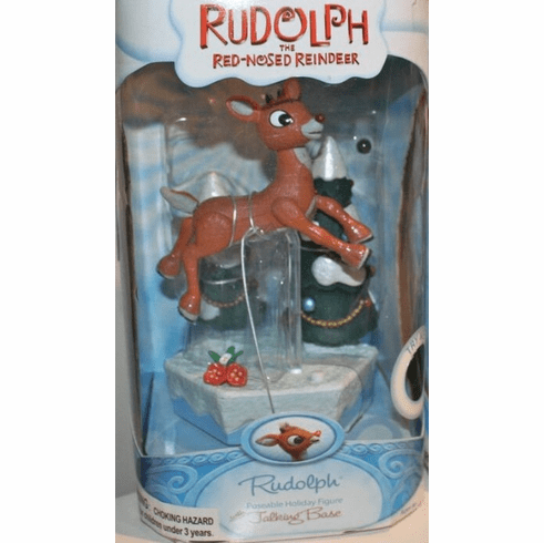 Rudolph the Red-Nosed Reindeer Talking Base Rudolph Figure