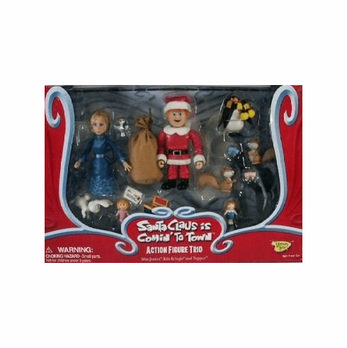 Santa Claus is Coming to Town Trio Figure Set