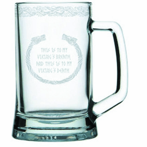 Seven 20 Vikings Glass Tankard