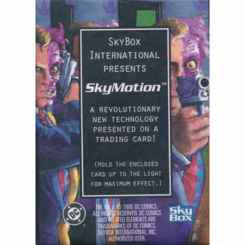 Skybox Skymotion DC Villains Two-Face Promotional Card