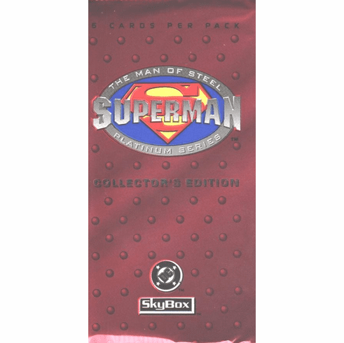 Skybox Superman Man of Steel Platinum Series Trading Cards Pack