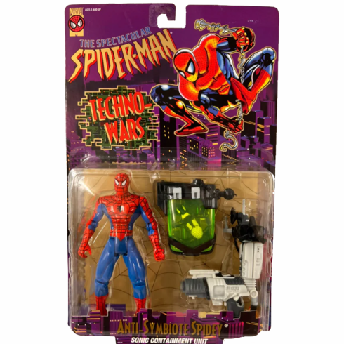 Spectacular Spider-Man Techno-Wars Anti-Symbiote Spidey Figure