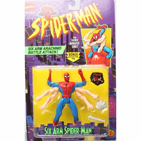 Spider-Man Animated Series Six Arm Spider-Man Figure