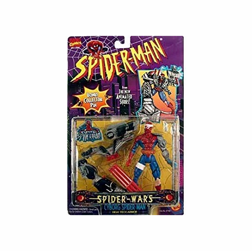 Spider-Man Animated Series Spider Wars Cyborg Spider-Man Figure
