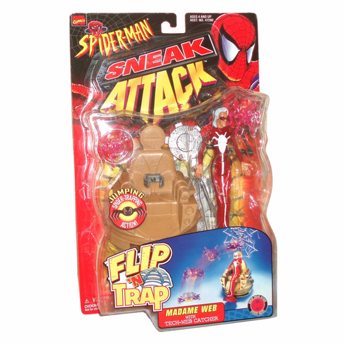 Spider-Man Sneak Attack Madame Web with Tech-Web Catcher Figure