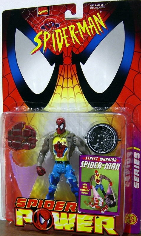 Spider-Man Spider Power Street Warrior Spider-Man Figure
