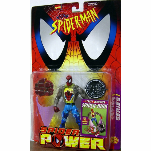 Spider-Man Spider Power Street Warrior Spider-Man Figure