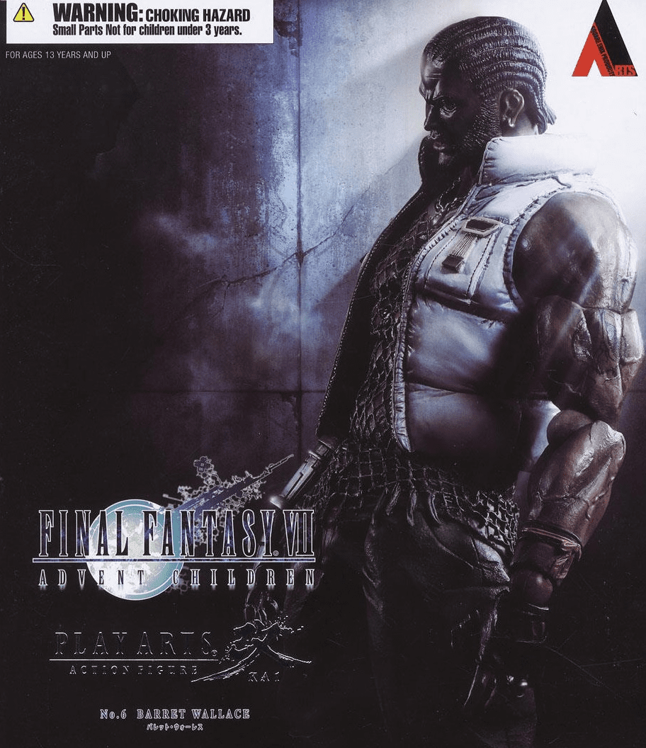 Square Enix Final Fantasy Advent Children Play Arts Kai Barret Wallace Figure