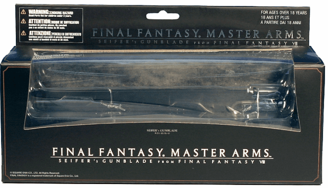 Square Enix Final Fantasy Master Arms Seifer's Gunblade Die-Cast Replica