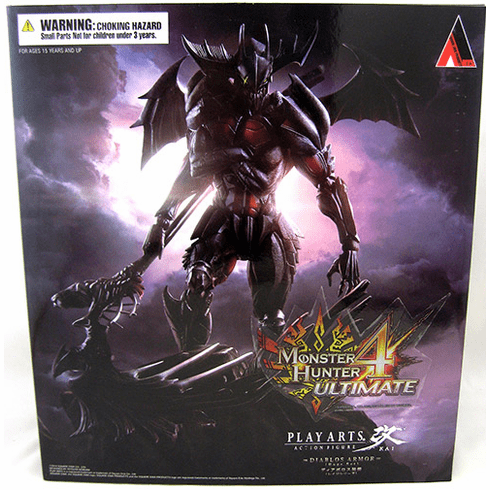 Square Enix Play Arts Kai Monster Hunter Diablos Armor Rage Set