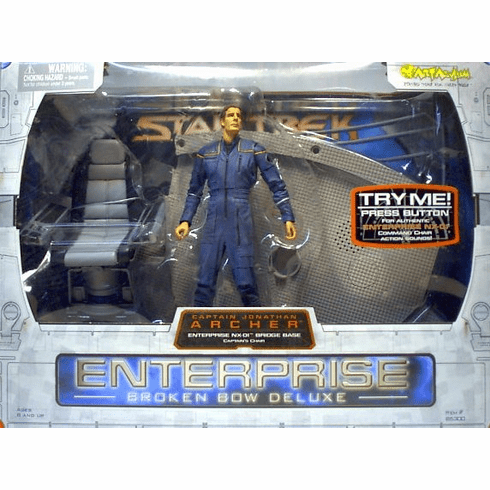 Star Trek Enterprise Captain Jonathan Archer Deluxe Figure