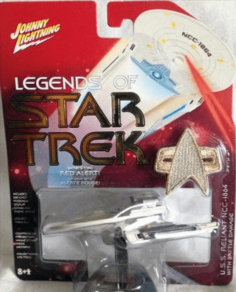 Star Trek Johnny Lightning USS Reliant Battle Damage