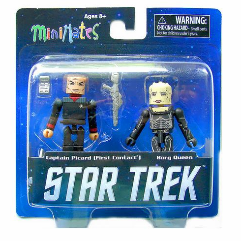 Star Trek Minimates First Contact Picard & Borg Queen Set