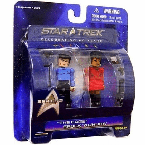 Star Trek Minimates The Cage Spock and Uhura Set