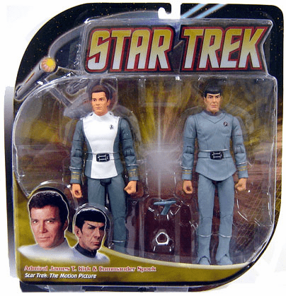 Star Trek The Motion Picture Kirk and Spock 2 pack Action Figure Set