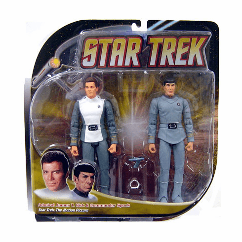 Star Trek The Motion Picture Kirk and Spock 2 pack Action Figure Set
