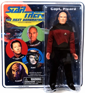 Star Trek The Next Generation Retro Cloth Mego Captain Picard Figure