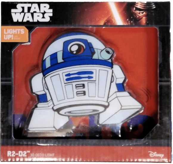 Star Wars 3D Mini R2-D2 Wall Light